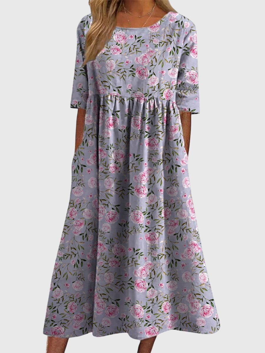 Women’s Embroidered Maxi Dress Elegant and Flattering Design 5