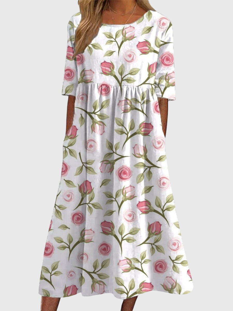 Women’s Embroidered Maxi Dress Elegant and Flattering Design 7
