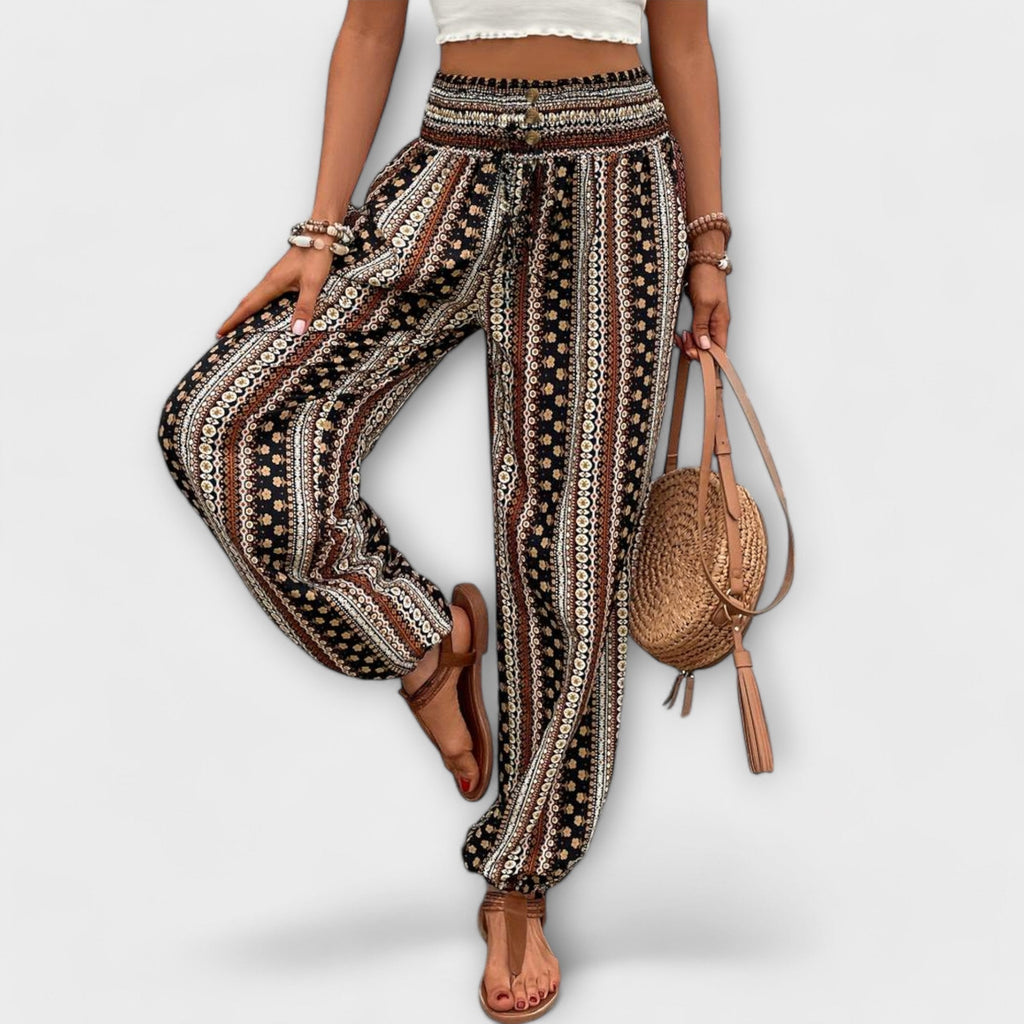 Women’s Ethnic Graphic Pants Stylish Comfortable Design 3