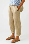 Women’s Everyday Trousers Relaxed Straight-Leg Cotton Blend 0