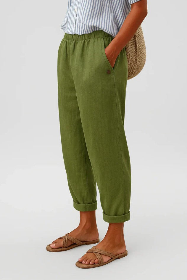 Women’s Everyday Trousers Relaxed Straight-Leg Cotton Blend 3