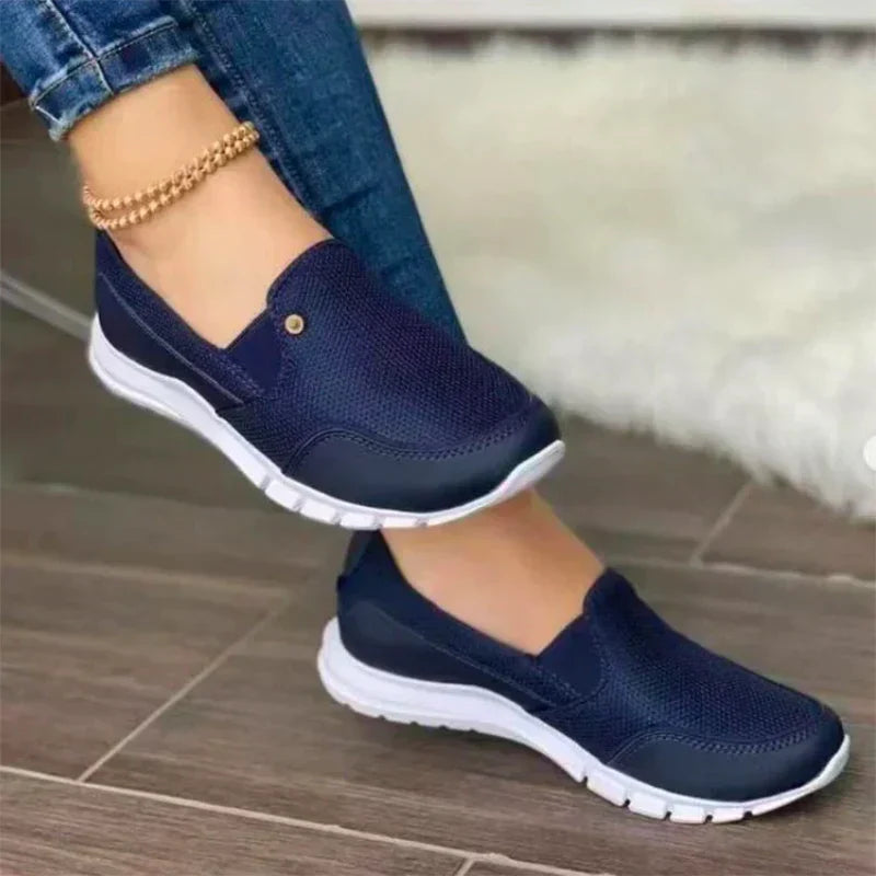 Women’s Extra-Wide Slip-On Shoes Comfortable Everyday Style 1