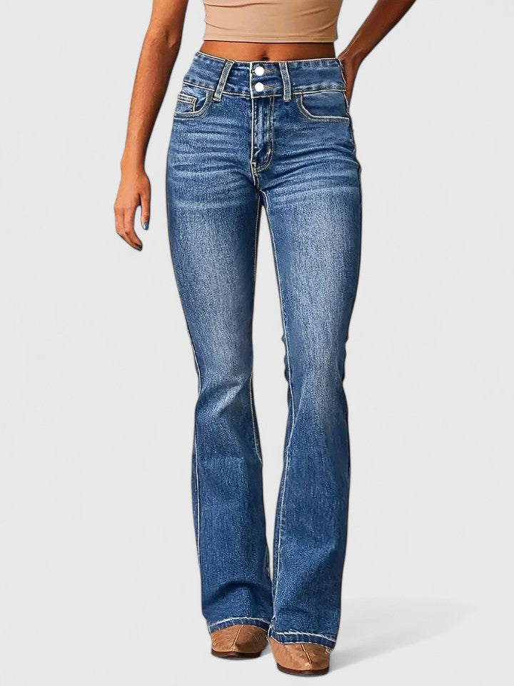 Women’s Flare Jeans Elegant Design for Winter 0