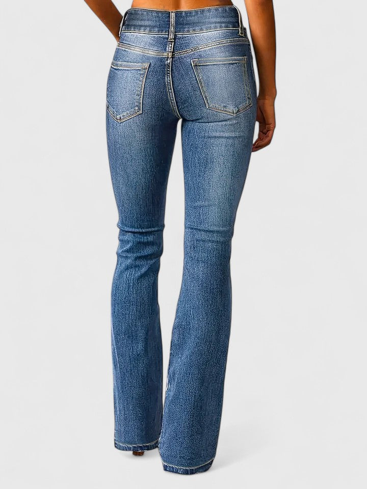 Women’s Flare Jeans Elegant Design for Winter 3