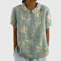 Women’s Floral Blouse Lightweight Casual Top 0