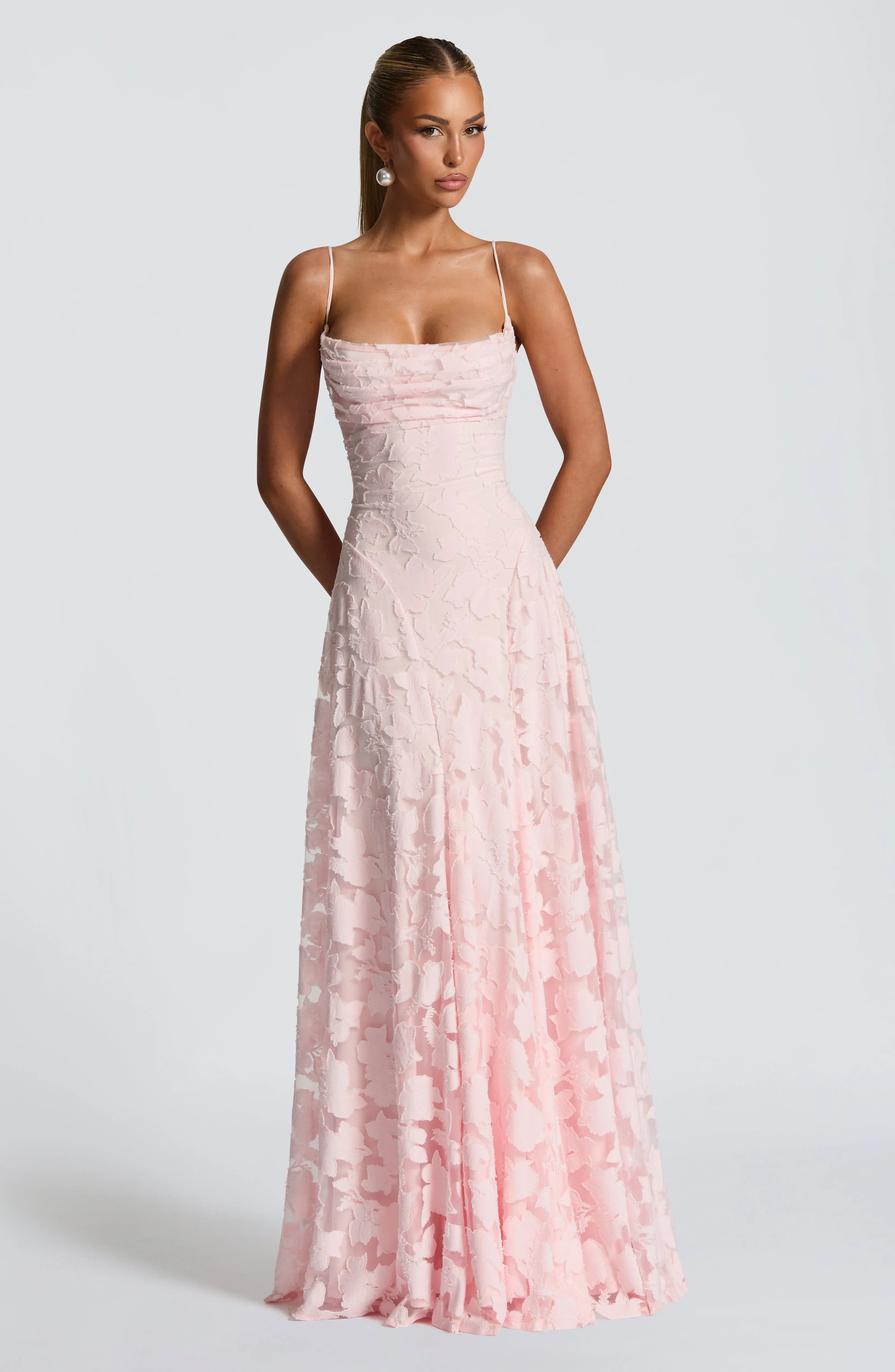 Women’s Floral Maxi Dress A-Line Spaghetti Straps for Summer Occasions 1