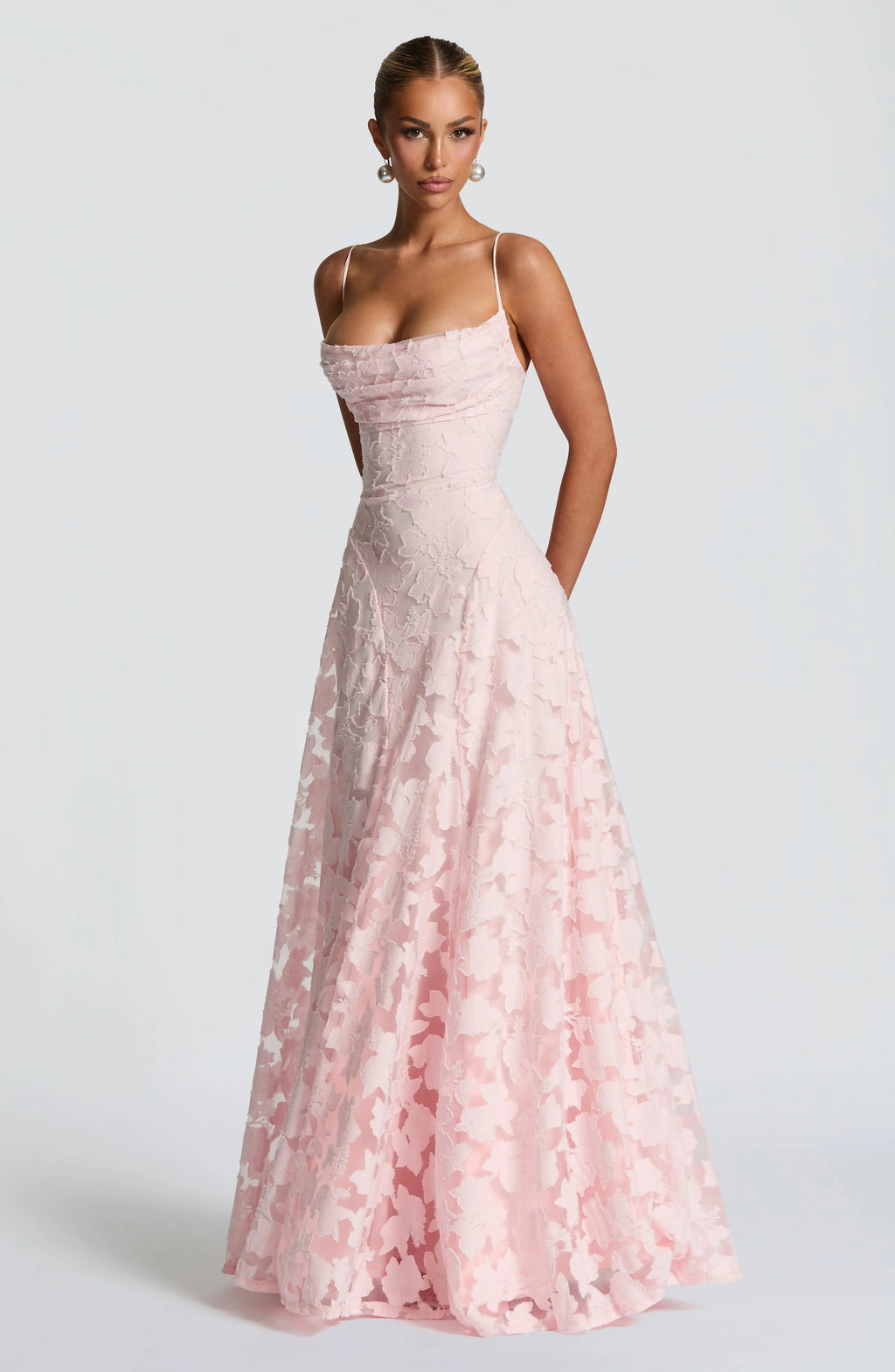 Women’s Floral Maxi Dress A-Line Spaghetti Straps for Summer Occasions 2