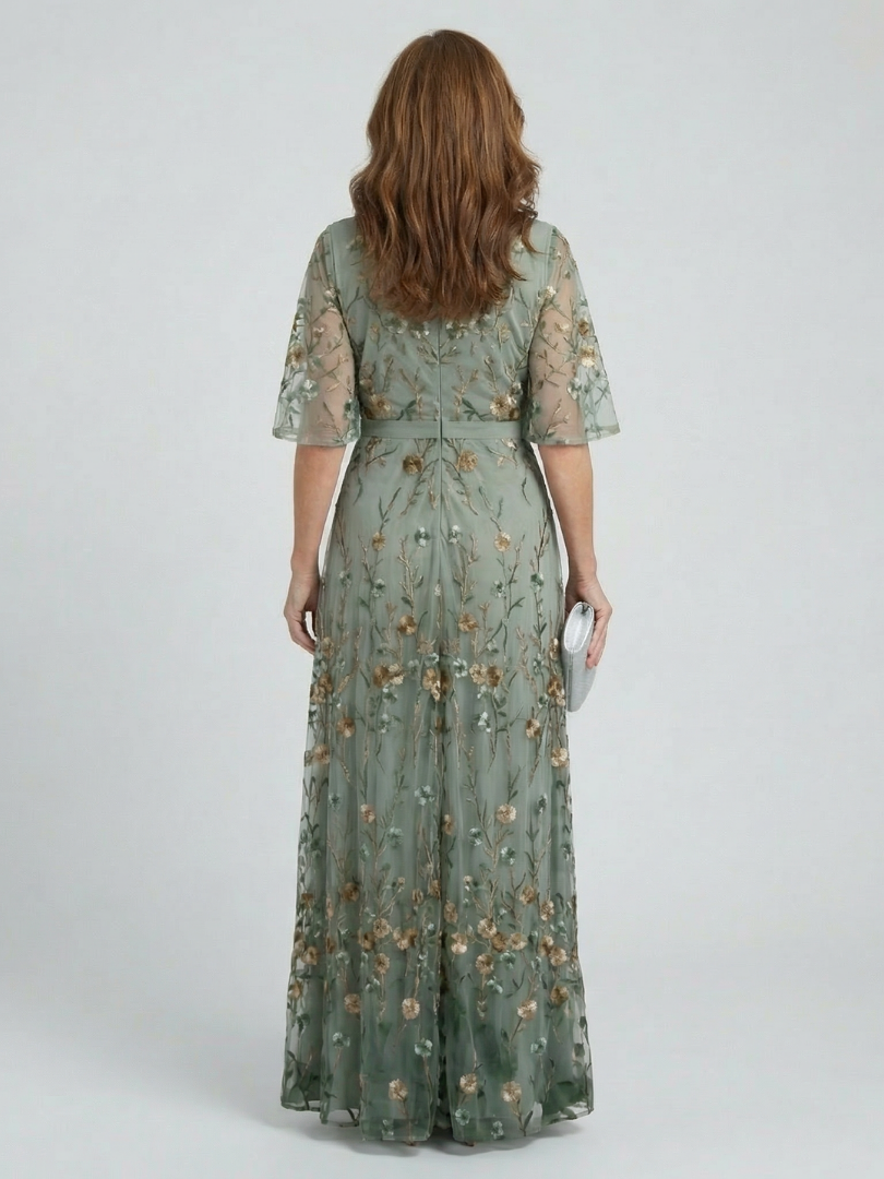 Women’s Floral Maxi Dress Lightweight Halter Neck Design 3