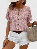 Women’s Floral Summer Top Lightweight Elegant Design 0
