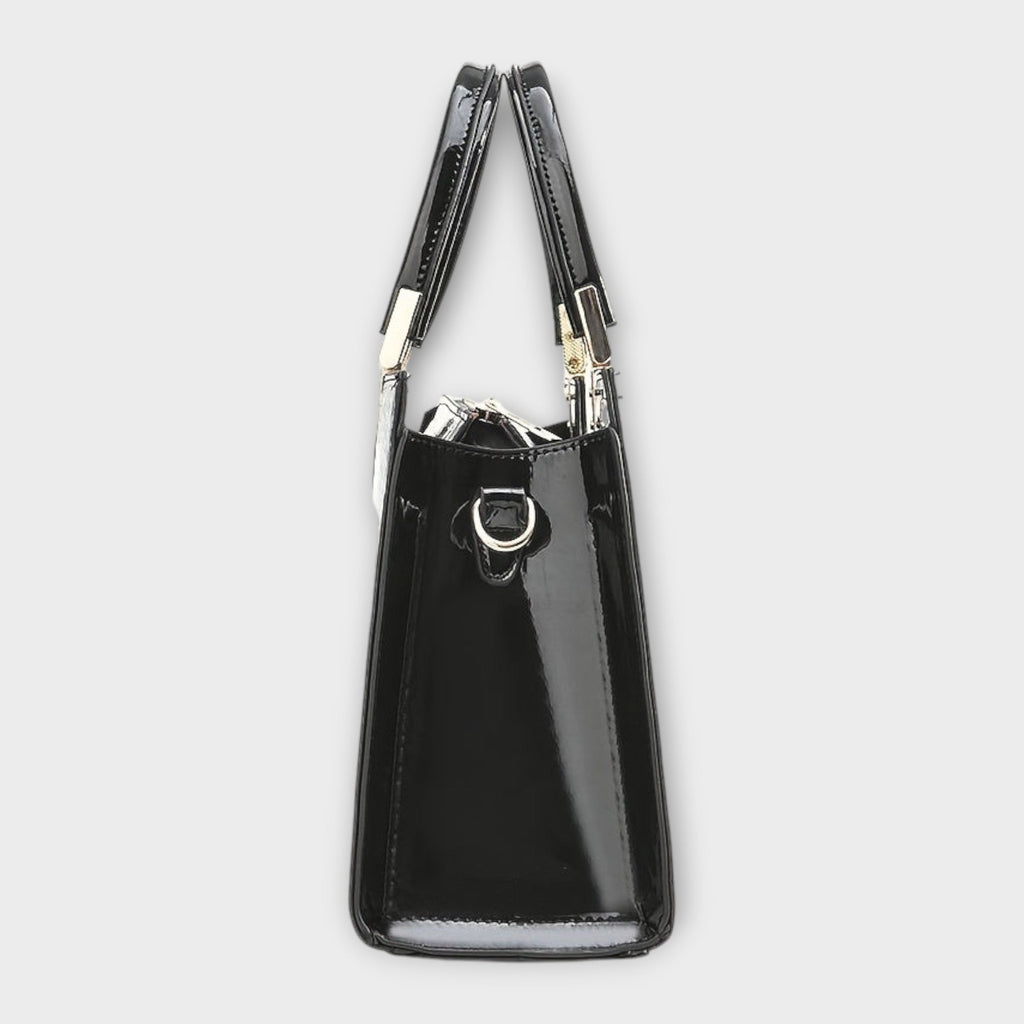 Women’s Glossy Crocodile Pattern Handbag Elegant and Versatile Design 2