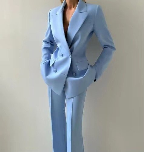 Women’s High-Waist Blazer Set Elegant Three-Piece Ensemble 4