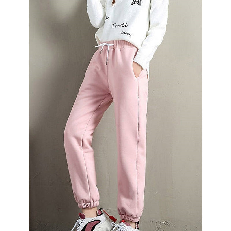 Women’s High-Waist Joggers Soft Warm Comfort 4