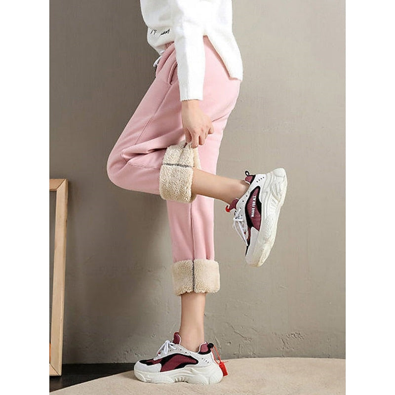 Women’s High-Waist Joggers Soft Warm Comfort 5