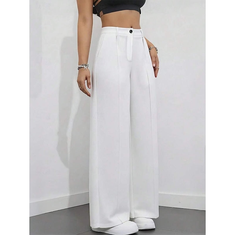 Women’s High-Waist Tailored Trousers Straight Leg Design 2