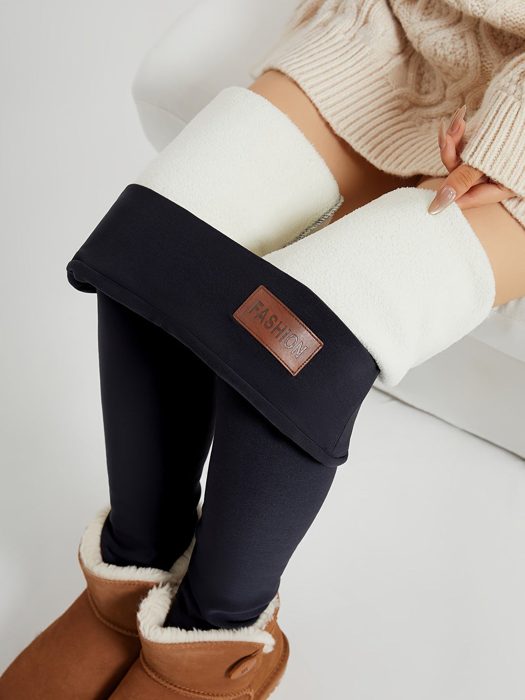 Women’s High-Waist Winter Leggings Soft Brushed Lining for Comfort 2