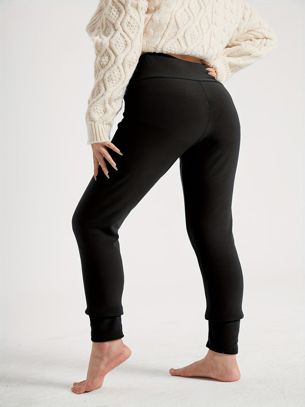 Women’s High-Waist Winter Leggings Soft Brushed Lining for Comfort 6