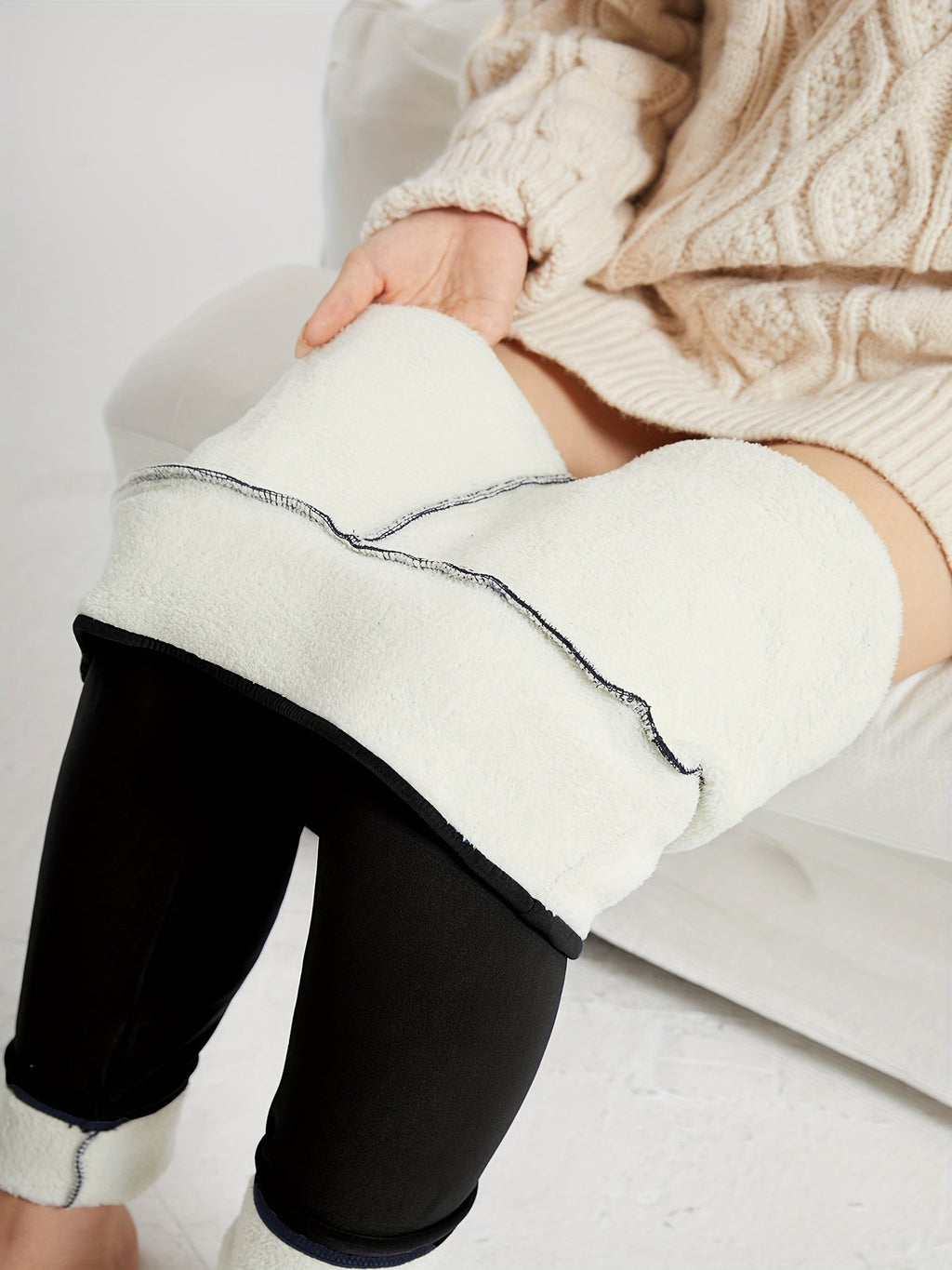 Women’s High-Waist Winter Leggings Soft Brushed Lining for Comfort 8