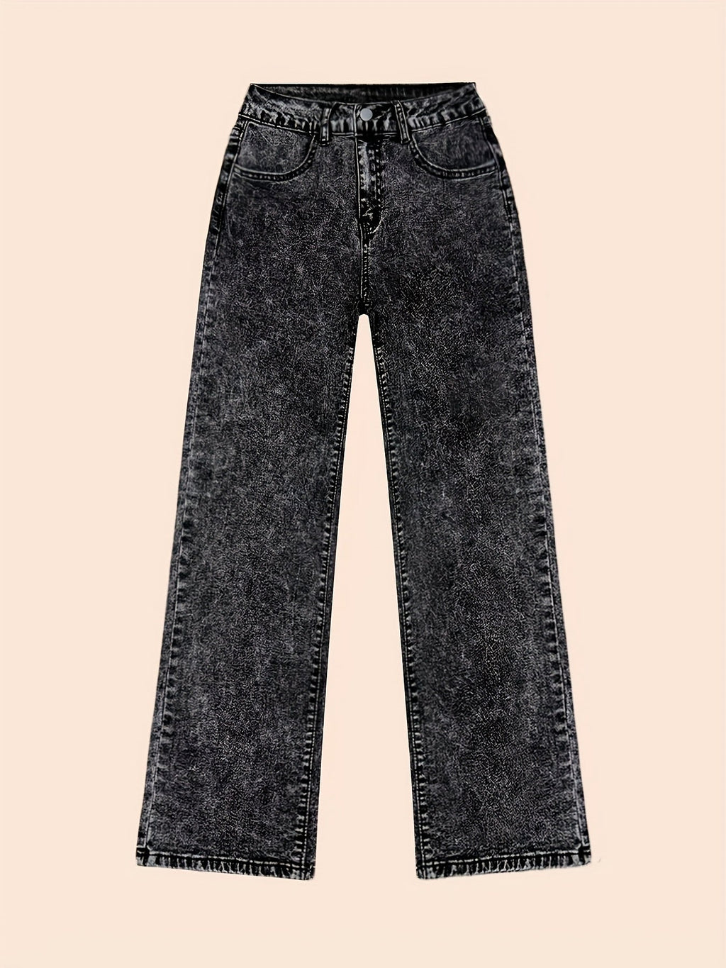 Women’s High-Waisted Wide-Leg Jeans Relaxed Fit for Timeless Style 5
