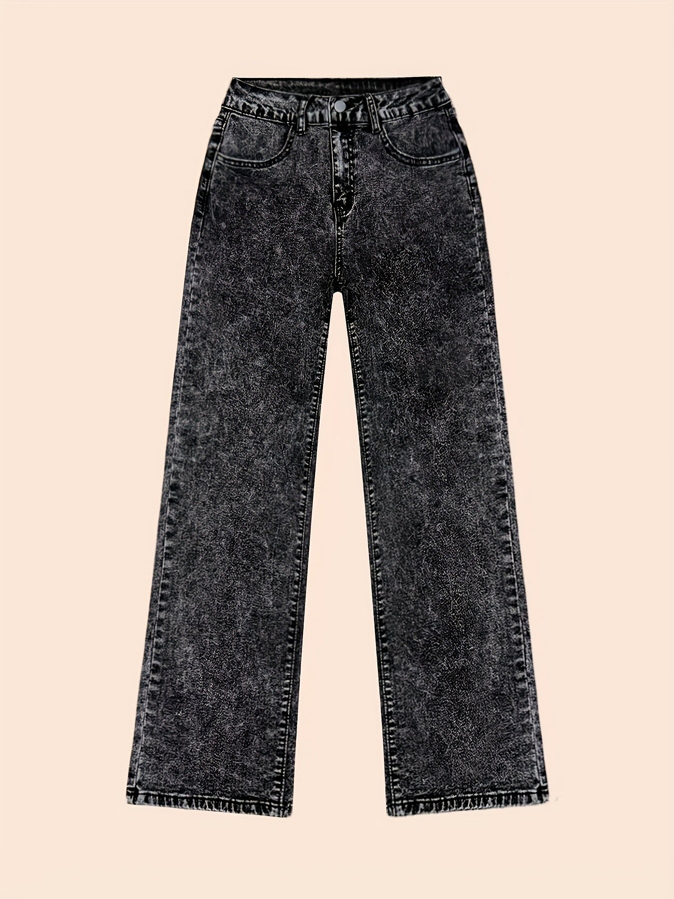 Women’s High-Waisted Wide-Leg Jeans Relaxed Fit for Timeless Style 5