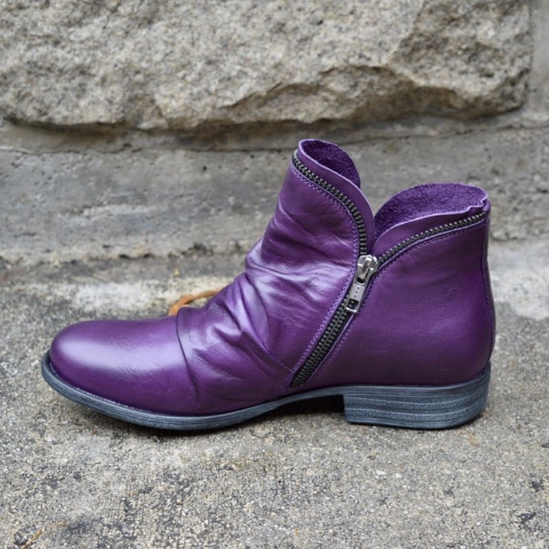 Women’s Leather Ankle Boots Timeless Autumn Style 3