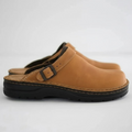 Women’s Leather Slip-On Clogs Comfortable Everyday Style 0