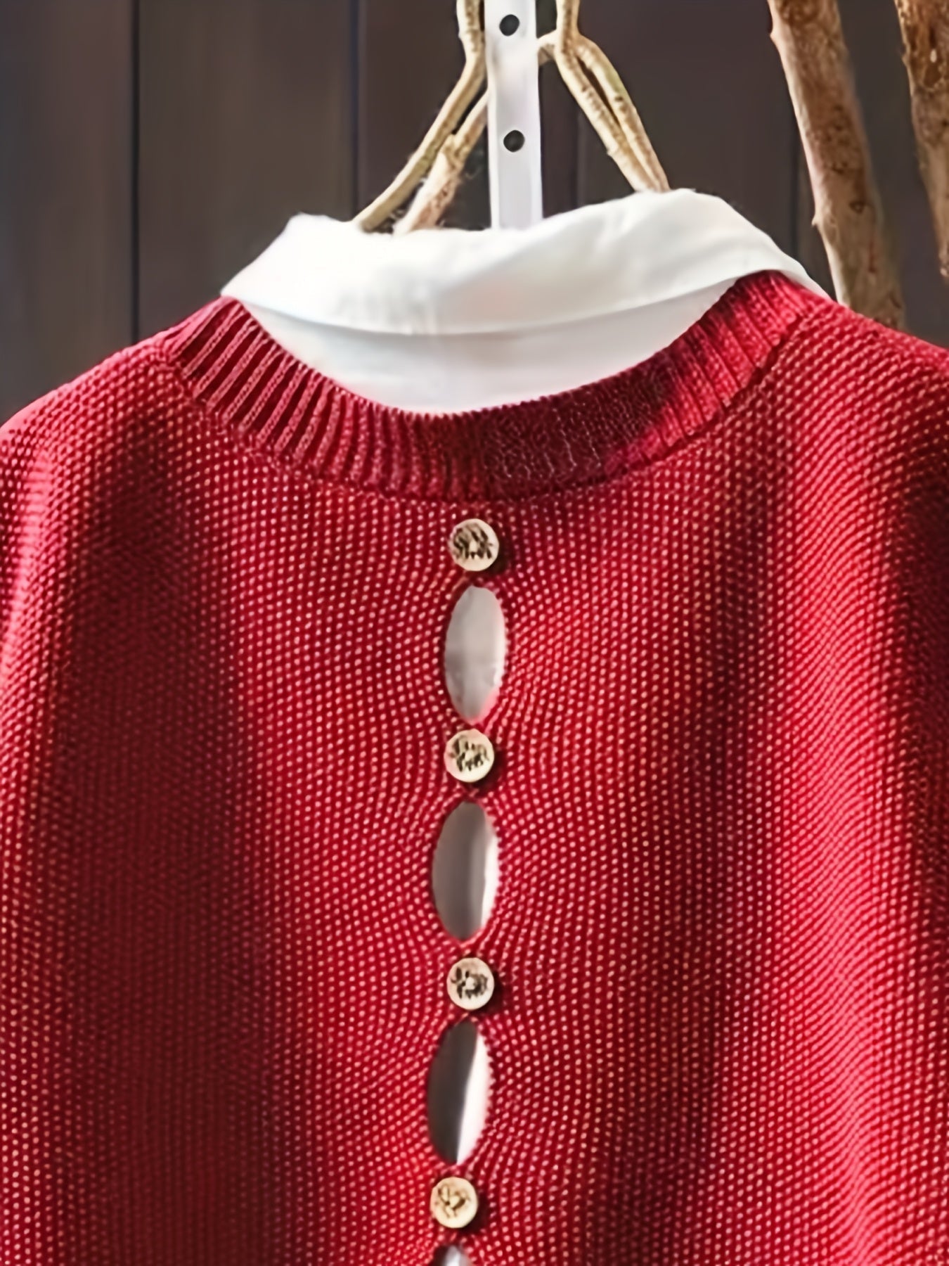 Women’s Lightweight Elegant Cardigan with Button Accents 8