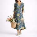 Women’s Lightweight Floral Dress Perfect for Summer Casual Wear 0