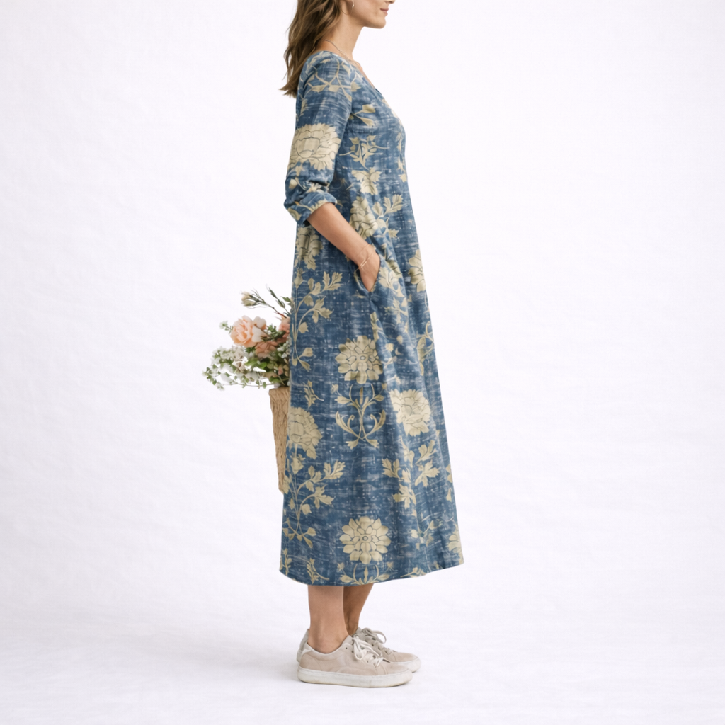 Women’s Lightweight Floral Dress Perfect for Summer Casual Wear 1