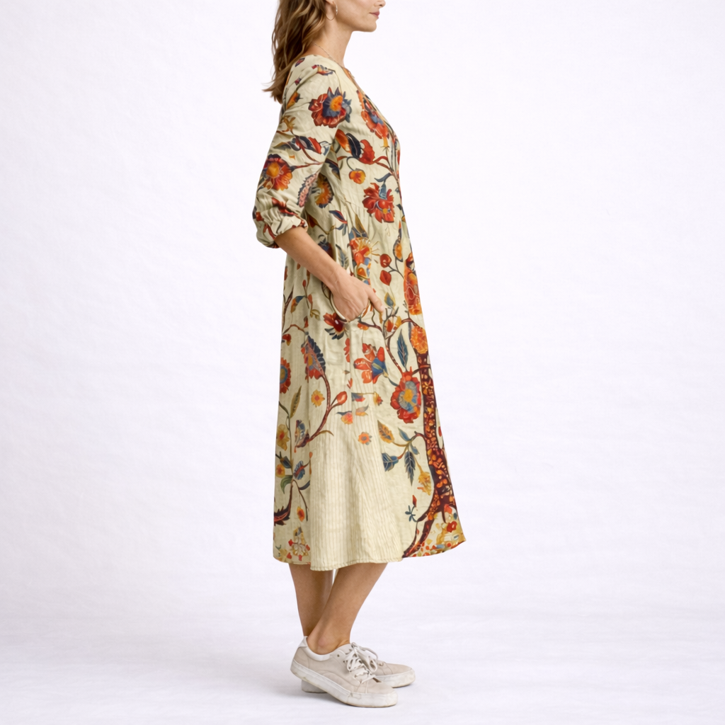 Women’s Lightweight Floral Dress Perfect for Summer Casual Wear 3