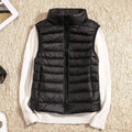 Women’s Lightweight Puffer Vest Zip Front Quilted Design 0