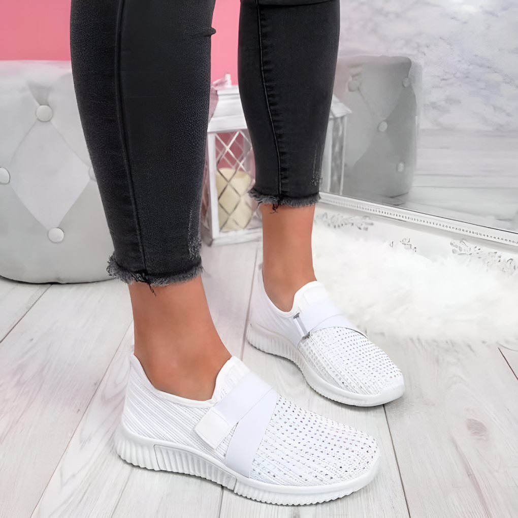 Women’s Lightweight Slip-On Trainers with Elastic Strap for Everyday Comfort 2