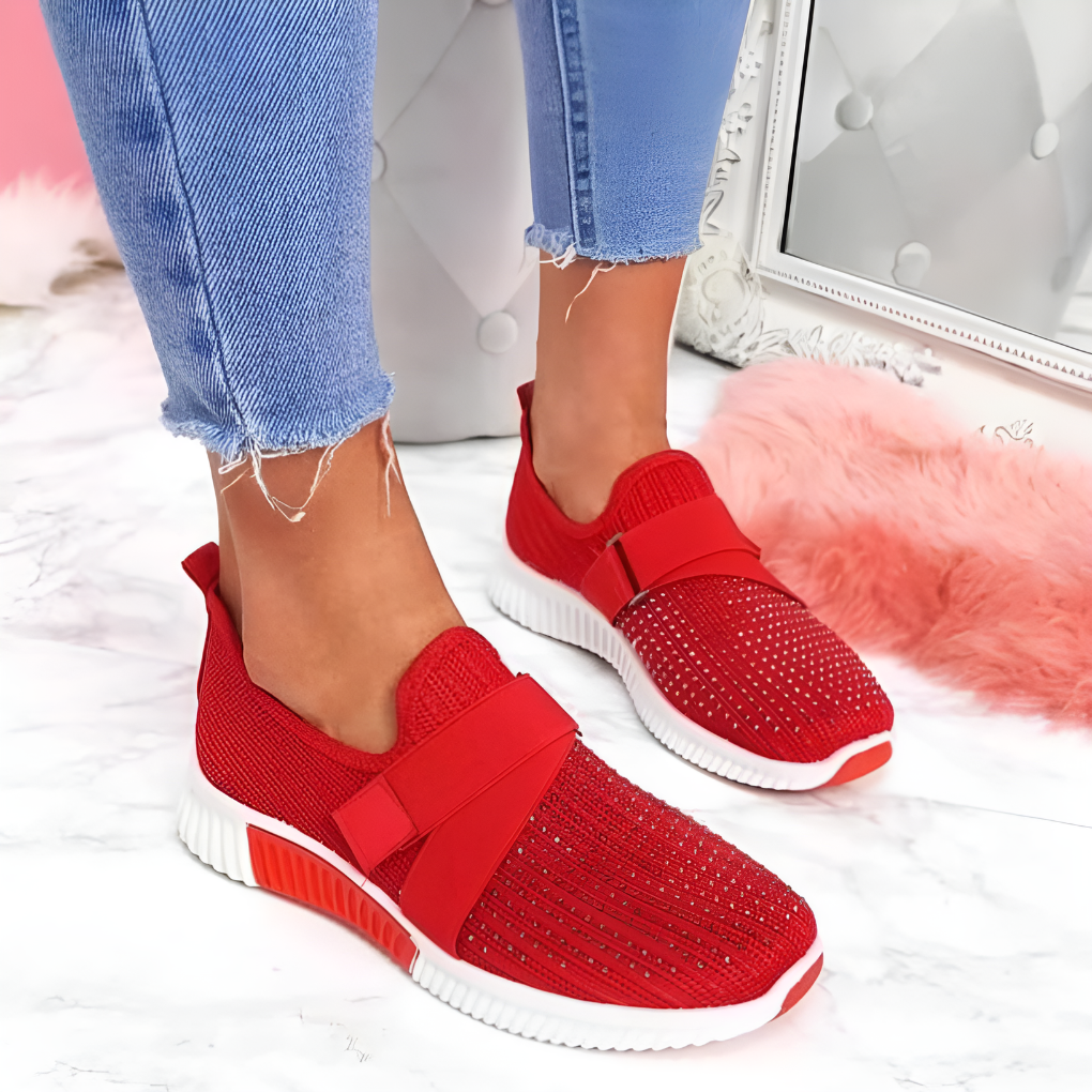 Women’s Lightweight Slip-On Trainers with Elastic Strap for Everyday Comfort 4