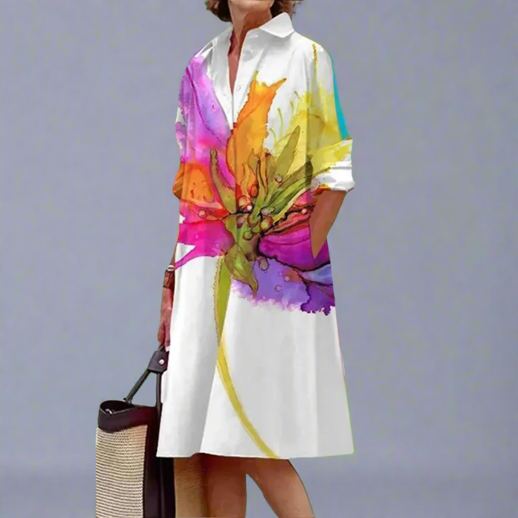 Women’s Lightweight Summer Dress Effortless Casual Style 0