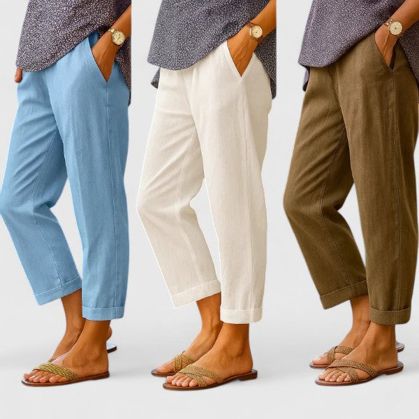 Women’s Lightweight Summer Pants Relaxed Fit Casual Style 5