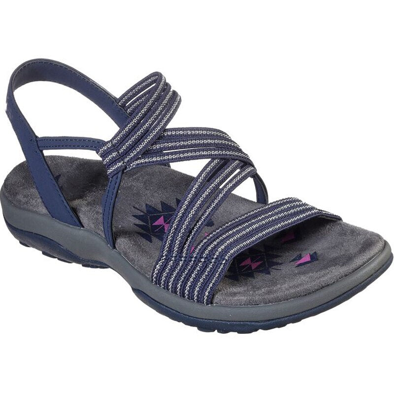 Women’s Lightweight Summer Sandals Flexible Elastic Straps 2