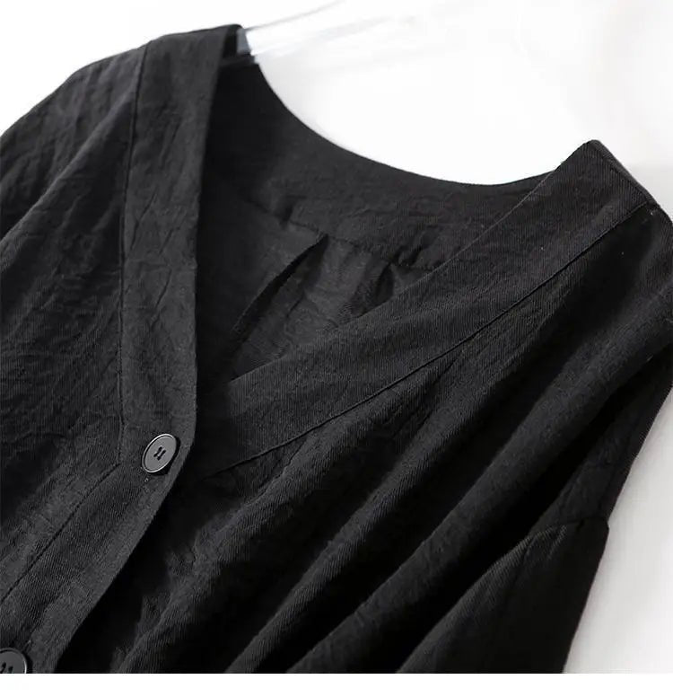 Women’s Linen Blouse V-Neck Batwing Sleeves Summer Style 4
