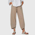 Women’s Linen Wide-Leg Pants Comfortable Everyday Style 0