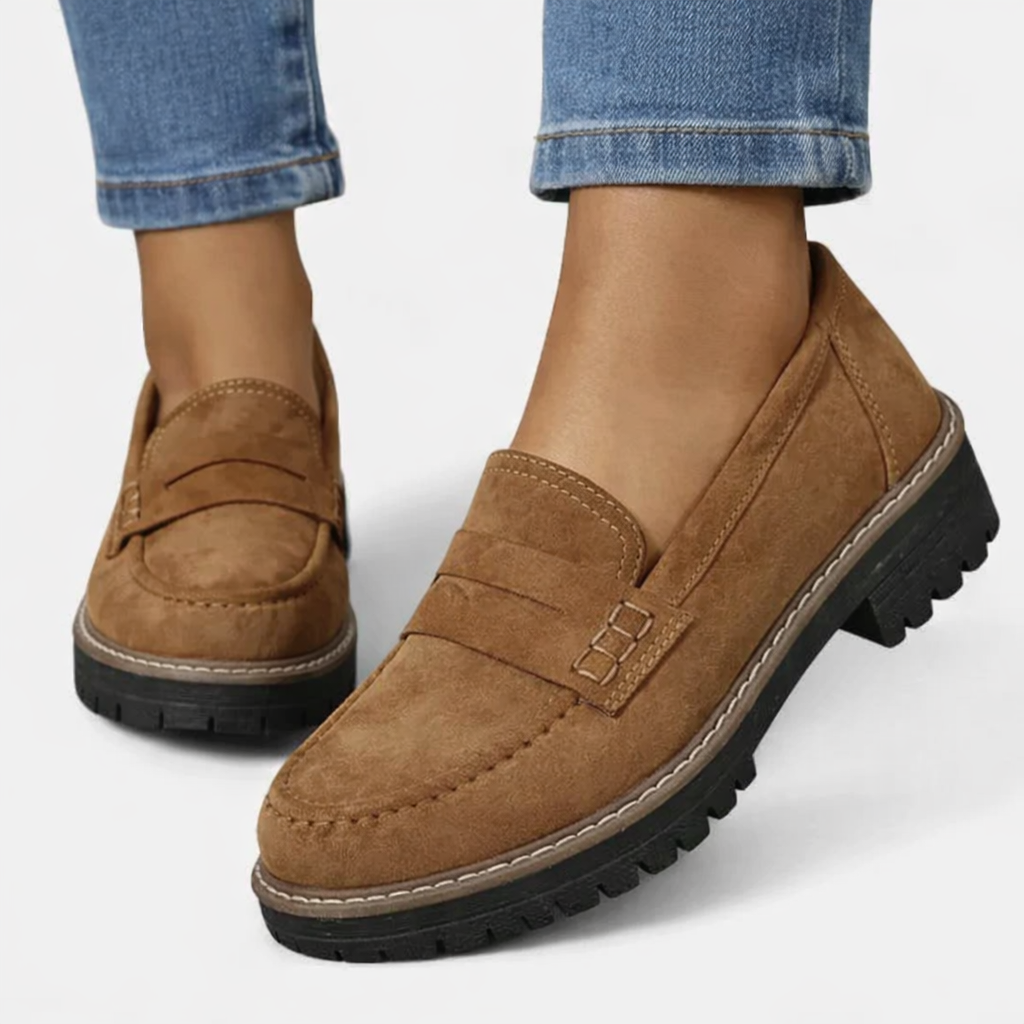 Women’s Loafers Soft Suede Slip-On Design with Supportive Fit 0