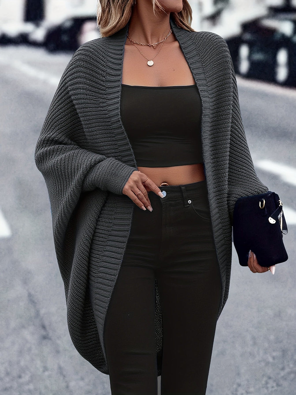 Women’s Long Cardigan Relaxed Fit Cozy Style 5