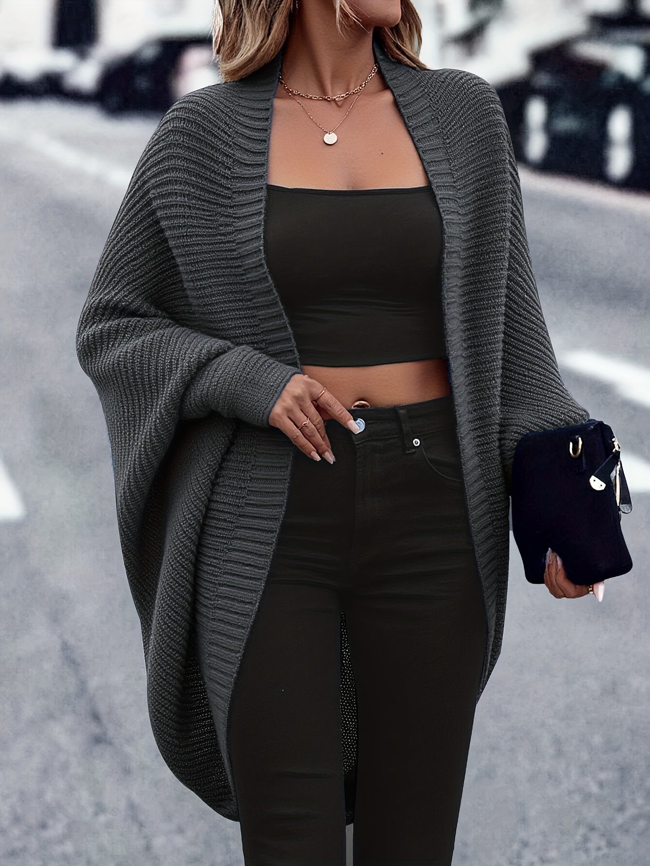 Women’s Long Cardigan Relaxed Fit Cozy Style 5