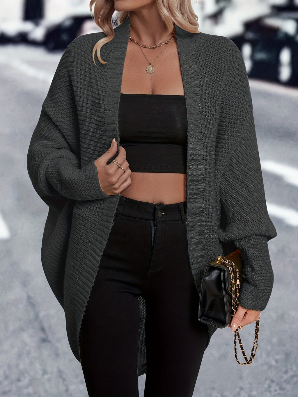 Women’s Long Cardigan Relaxed Fit Cozy Style 7