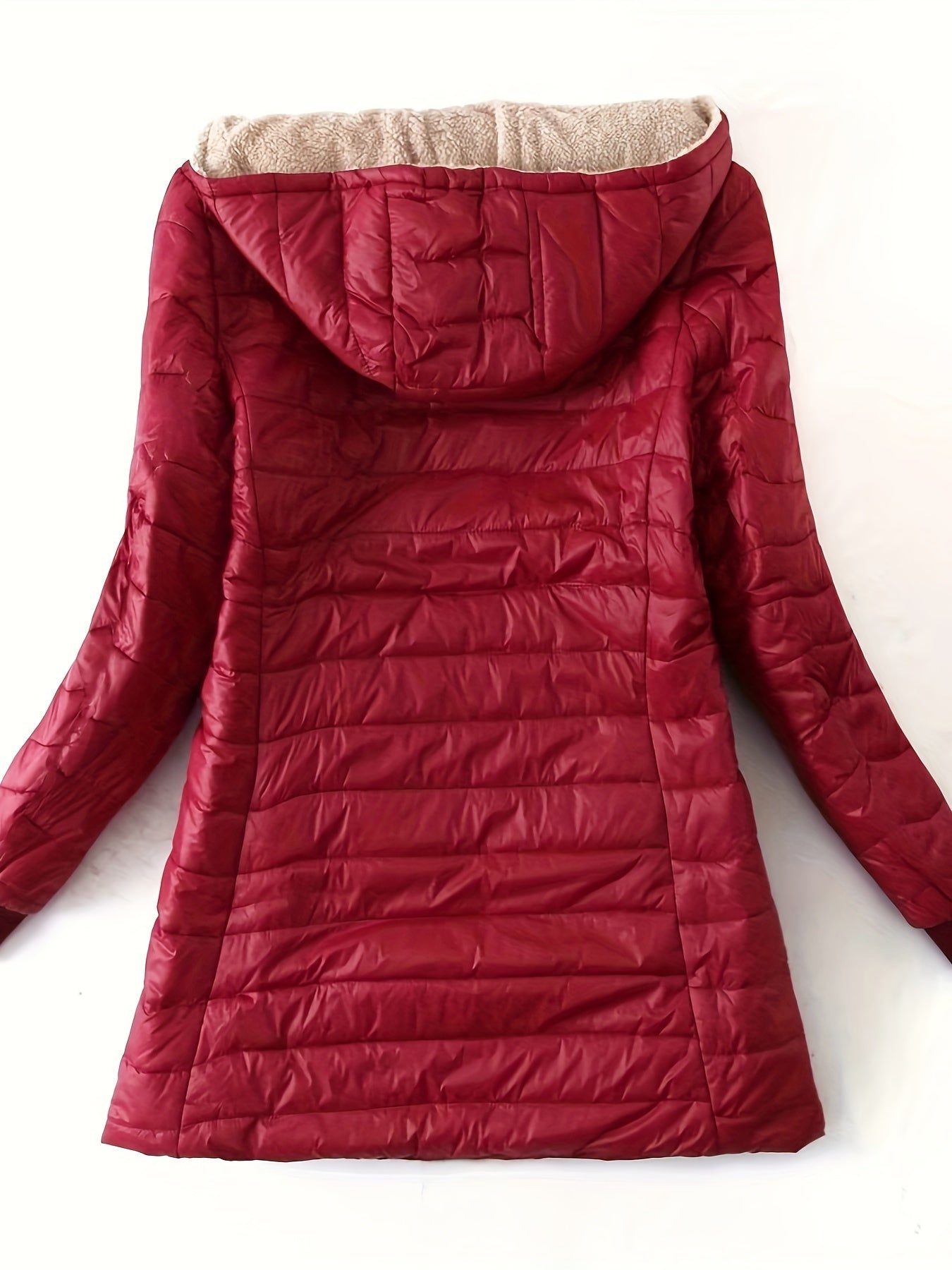 Women’s Long Puffer Coat Elegant Quilted Design for Winter Warmth 8
