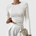 Women’s Long Sleeve Top Chic Design Comfortable Fit 0