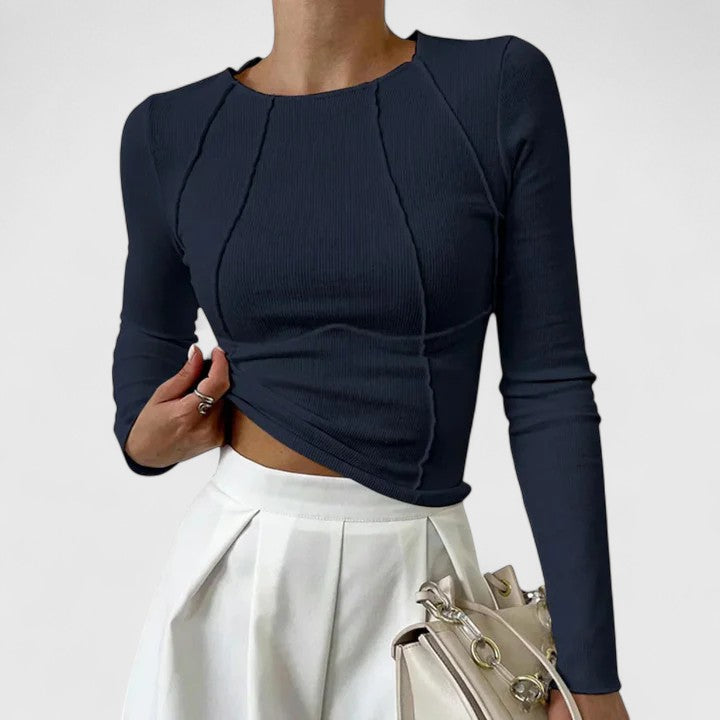 Women’s Long Sleeve Top Chic Design Comfortable Fit 2