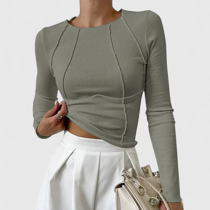 Women’s Long Sleeve Top Chic Design Comfortable Fit 4