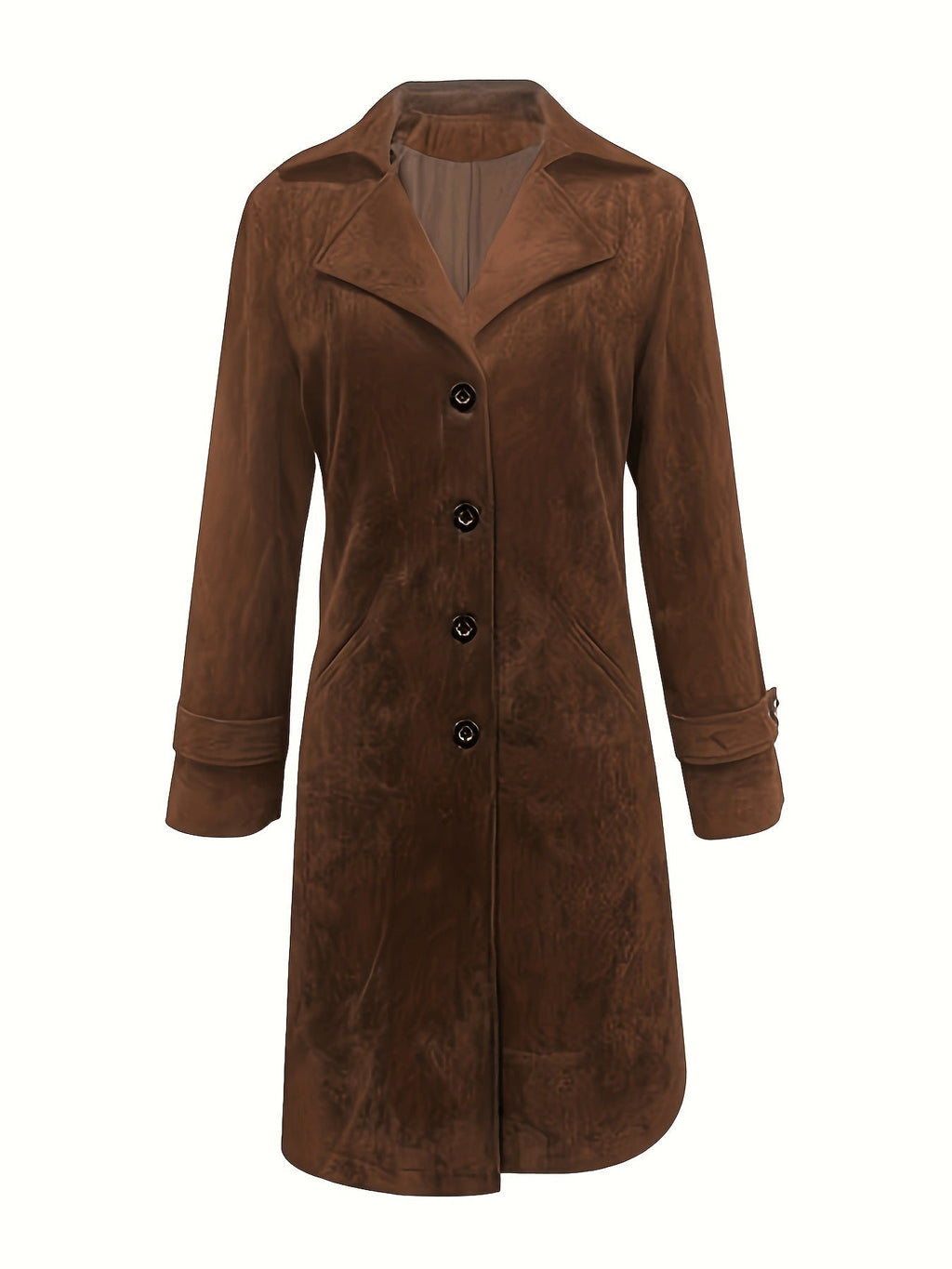 Women’s Longline Coat Elegant Structured Design for Winter 2
