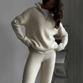 Women’s Loungewear Set Elegant Knitted Minimalist Design 0