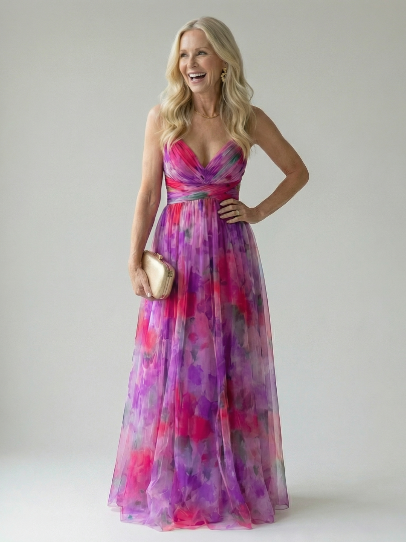 Women’s Maxi Dress Sleeveless Wrapped Waist Summer Style 7