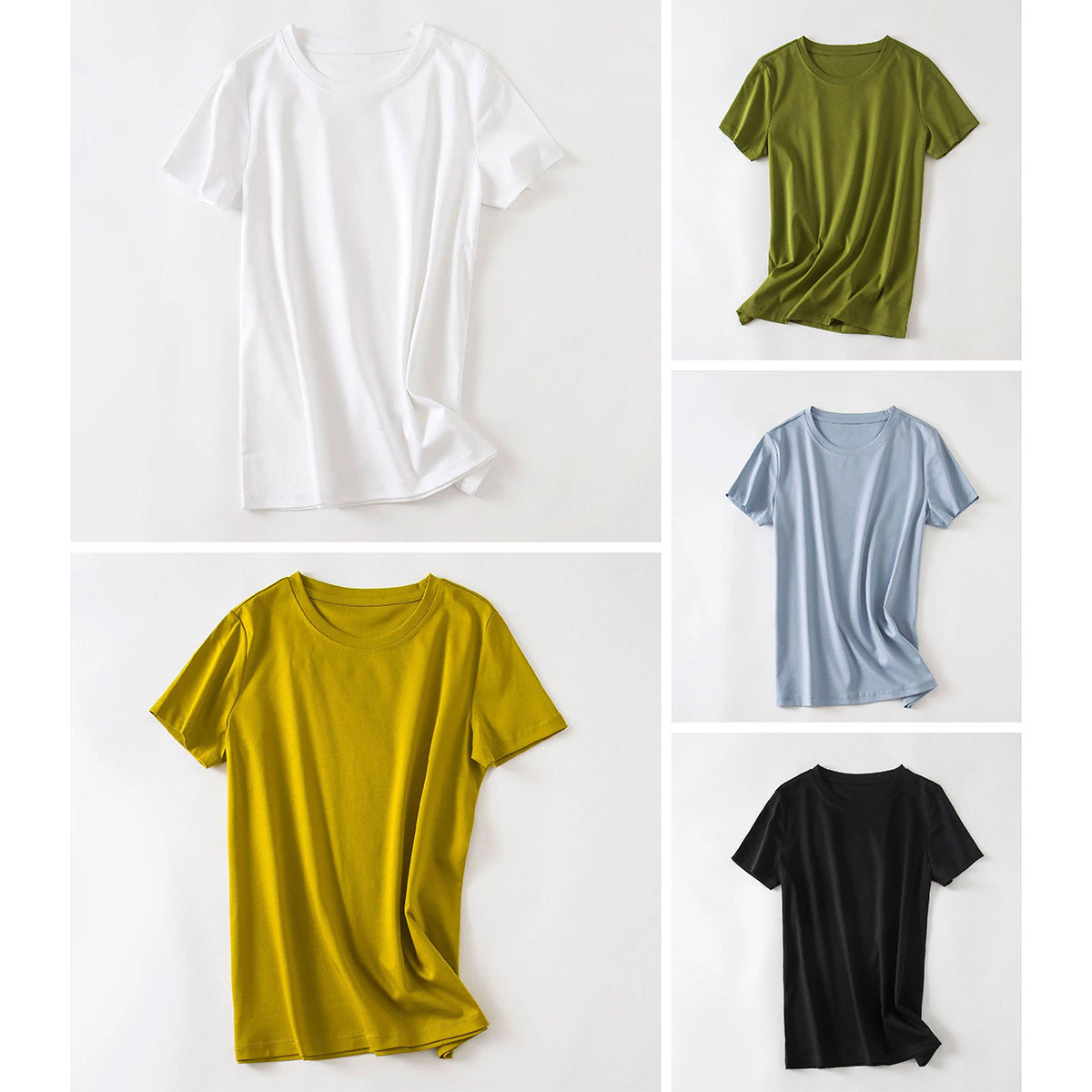 Women’s Minimalist T-shirt Ultra-Smooth Cotton Comfort 7
