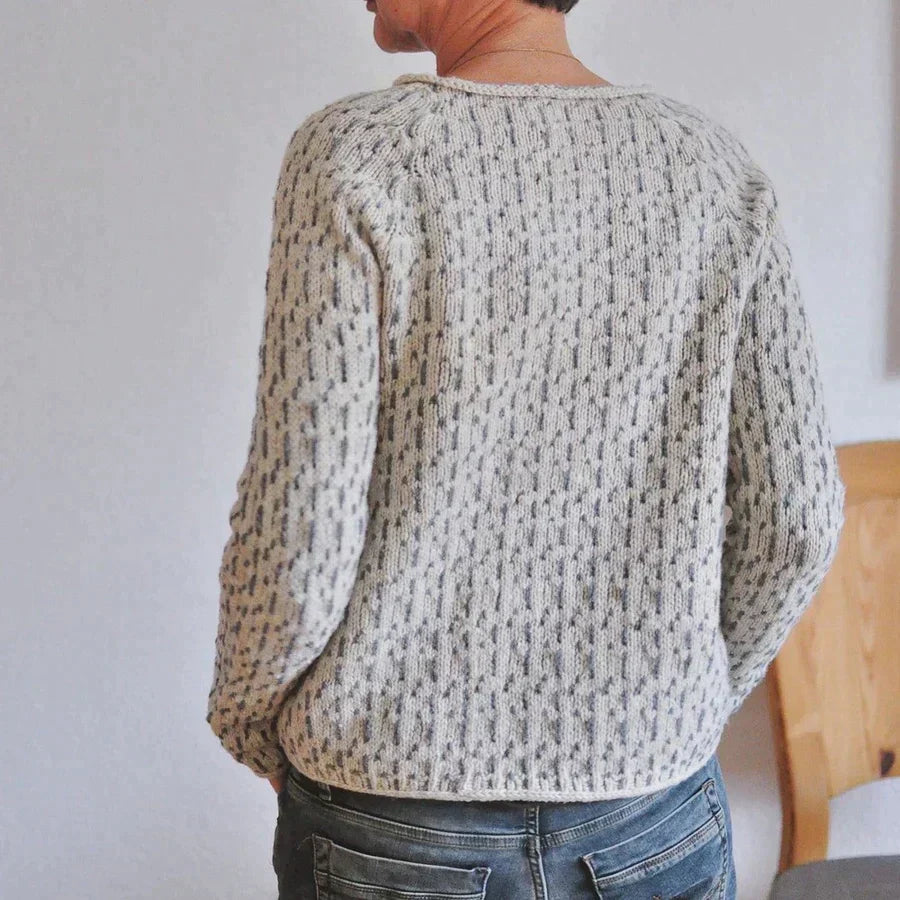 Women’s Oversized Knit Sweater Elegant Boat Neck Design 4